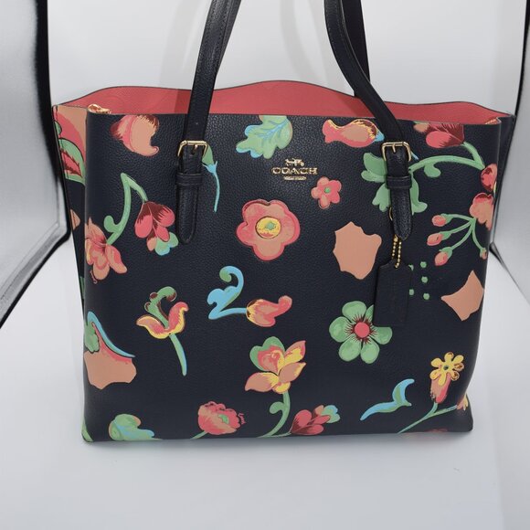 COACH Mollie Tote 25 With Dreamy Land Floral Print - RARE FIND - Picture 1 of 13